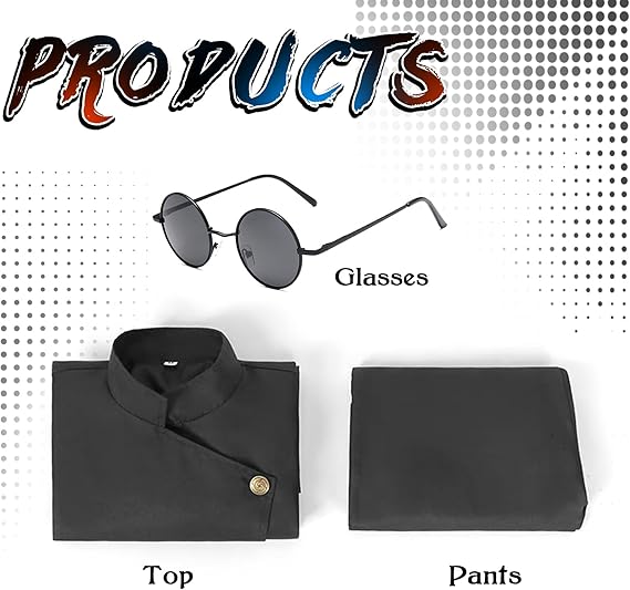 Men’s Satoru Cosplay Outfit – High School Uniform Costume Set