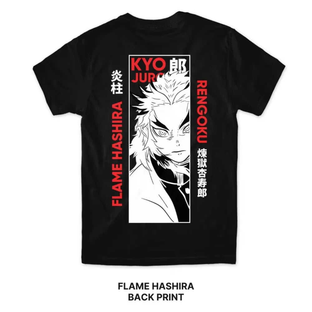 Demon Slayer Hashiras T-Shirt – Anime Graphic Tee for Men, Women & Kids
