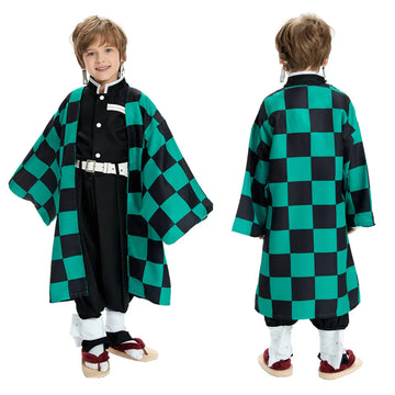Kamado Tanjiro Cosplay Costume – Demon Slayer Anime Cosplay | Animeplaza