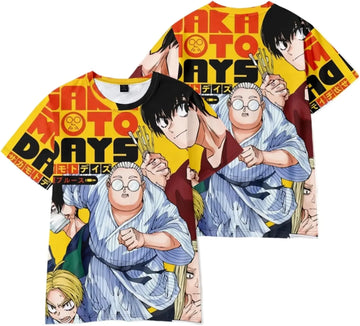 Taro Sakamoto Short Sleeve T-Shirt | Sakamoto Days Merchandise | Animeplaza