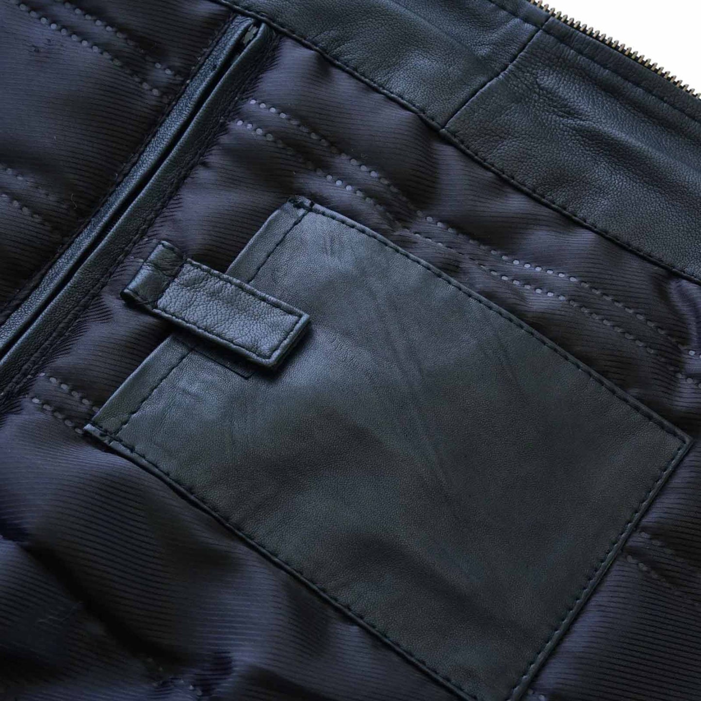 Men’s Real Leather Biker Café Racer Jacket