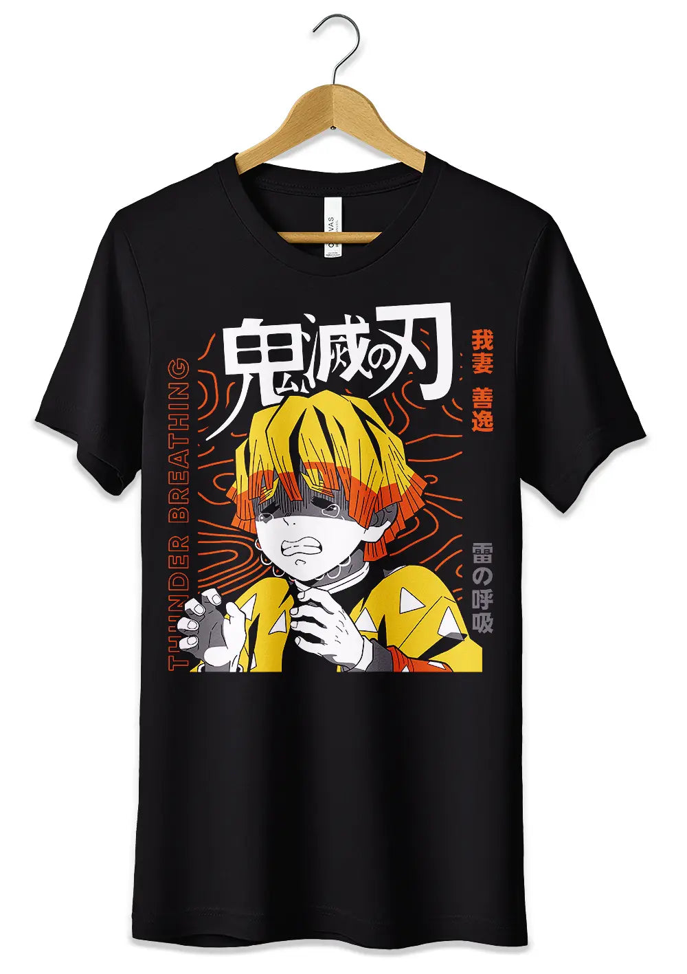 Demon Slayer Zenitsu T-Shirt For Anime Fans | Anime Merchandise l Animeplaza