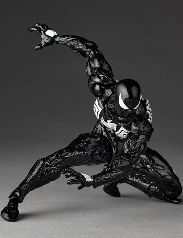 Kaiyodo Amazing Yamaguchi Marvel Spider-Man (Black Suit) Action Figure