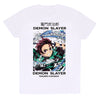 Demon Slayer Short Sleeve T-Shirt Whirlpool White Unisex | Anime Merchandise l Animeplaza