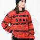 Cowboy Bebop Magenta Crew Neck Sweatshirt