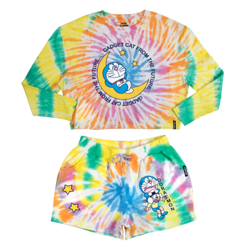 Gadget Cat From The Future Tie Dye Lounge Set