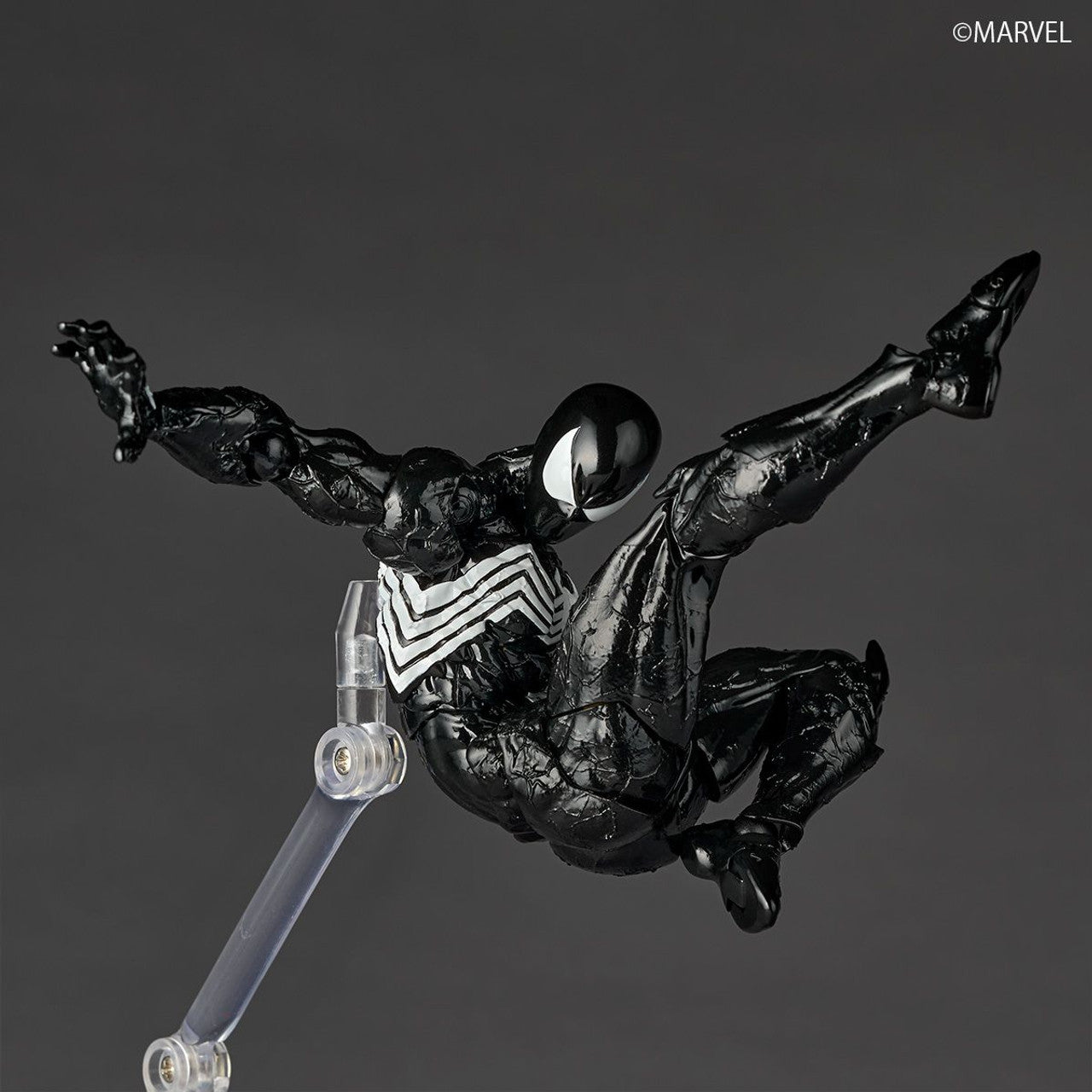 Kaiyodo Amazing Yamaguchi Marvel Spider-Man (Black Suit) Action Figure