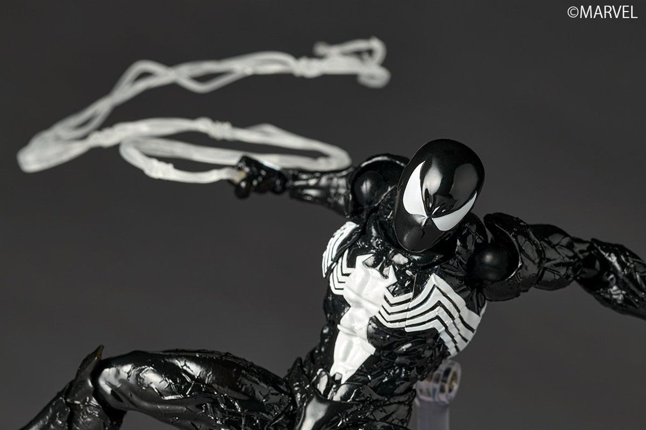 Kaiyodo Amazing Yamaguchi Marvel Spider-Man (Black Suit) Action Figure