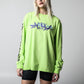 Eva Unit-01 Collage Lime Green Crew Neck Sweatshirt