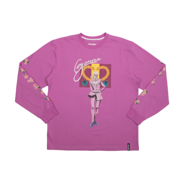 Golden Wind Giorno Floral Pink Long Sleeve