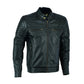 Men’s Genuine Lambskin Leather Slim Fit Motorcycle Biker Jacket
