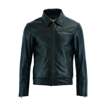 Men’s Premium Lambskin Leather Rider Jacket – Stylish Biker Look