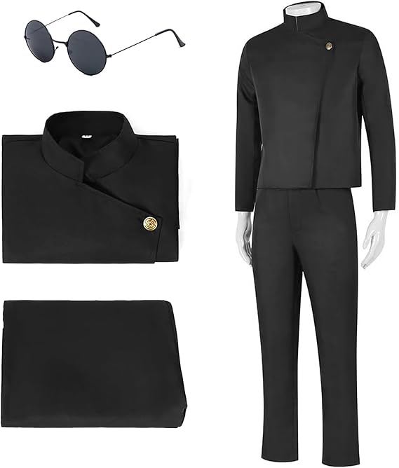 Men’s Satoru Cosplay Outfit – High School Uniform Costume Set