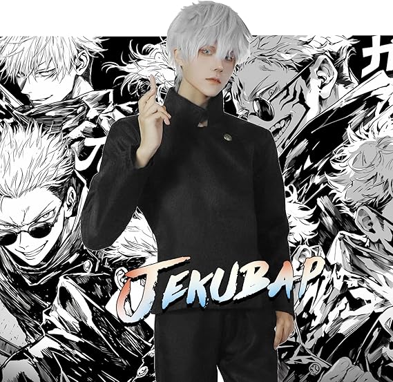 Men’s Satoru Cosplay Outfit – High School Uniform Costume Set