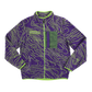 Eva Unit-01 Topography Pattern Purple Polar Fleece