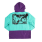 Stardust Crusaders Noriaki and Jotaro Color Block Anorak