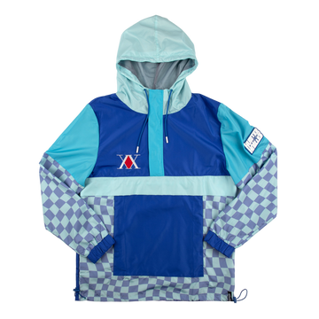 Killua Blue Checkered Anorak