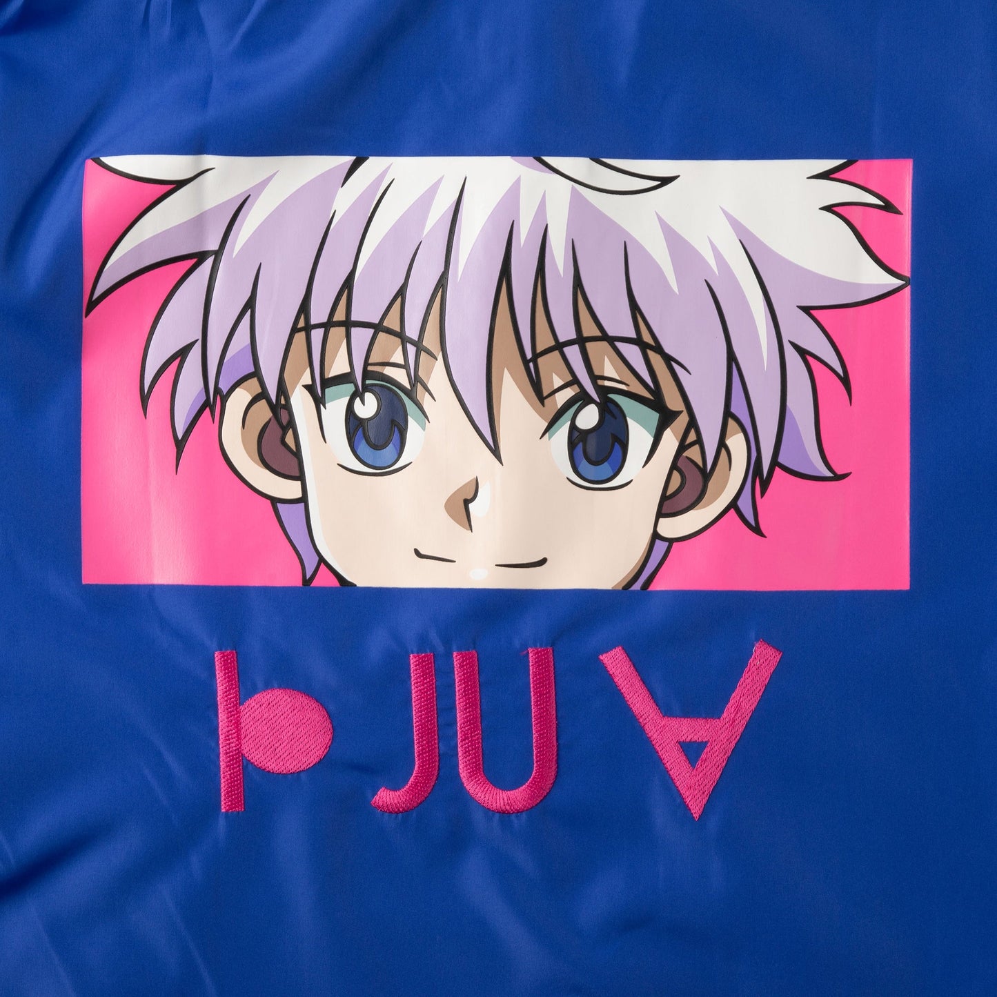 Killua Blue Checkered Anorak