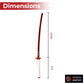 Kyojuro Rengoku Flame Katana Demon Slayer | Anime Merchandise l Animeplaza