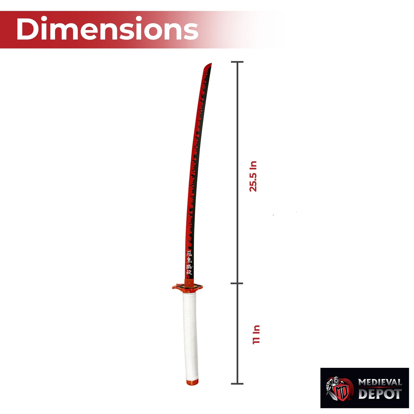 Kyojuro Rengoku Flame Katana Demon Slayer | Anime Merchandise l Animeplaza