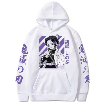 Demon Slayer Shinobu Kocho Hoodie – Long Sleeve Anime Hoodie
