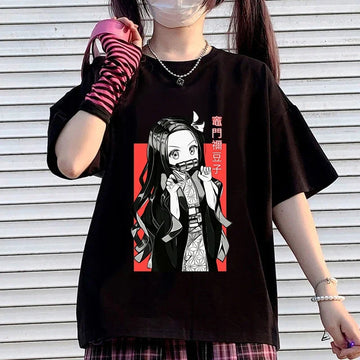 Nezuko T-Shirt for Women | Anime Merchandise l Animeplaza