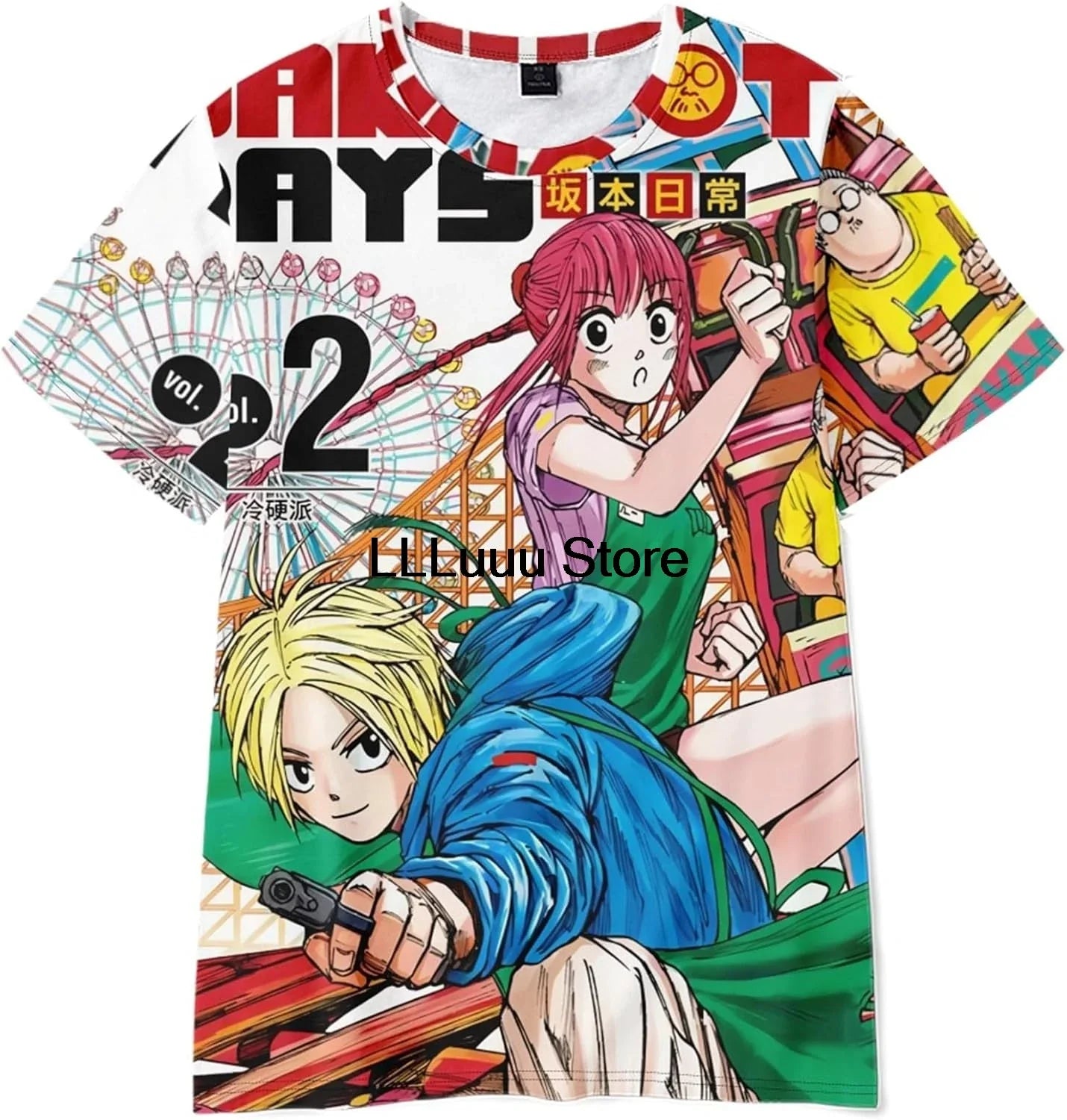 Taro Sakamoto Short Sleeve T-Shirt | Sakamoto Days Merchandise | Animeplaza