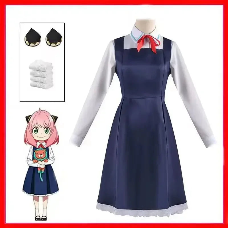 Anya Forger 3-Piece Cosplay Set | SPY X FAMILY Anime | Animeplaza