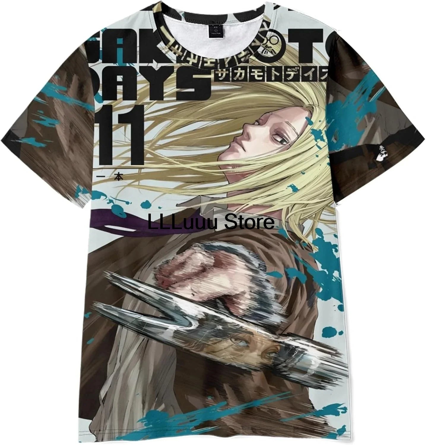 Taro Sakamoto Short Sleeve T-Shirt | Sakamoto Days Merchandise | Animeplaza