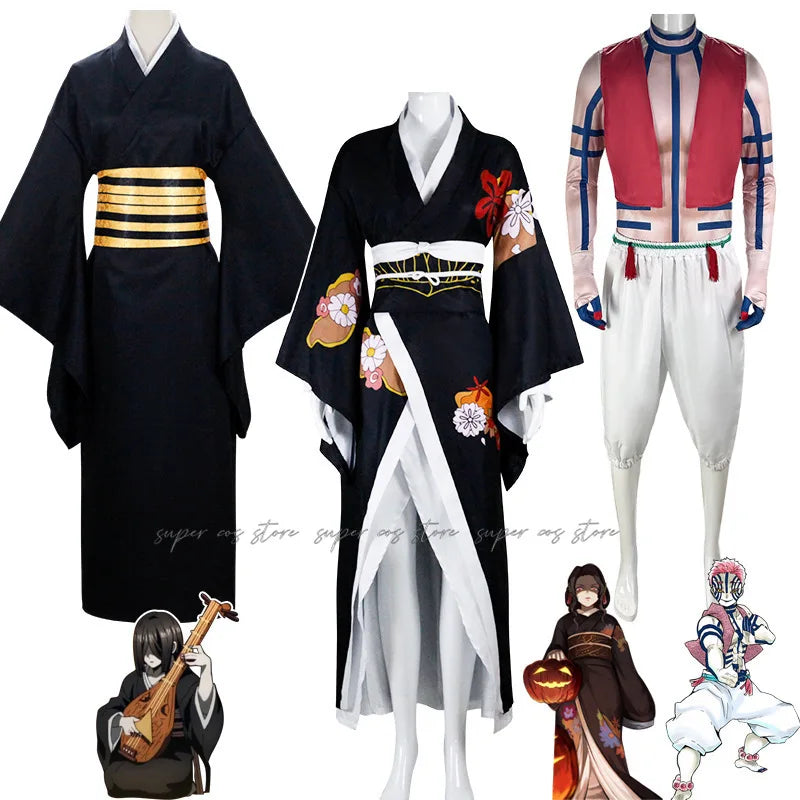 Demon Slayer Akaza Cosplay Costume | Anime Merchandise l Animeplaza