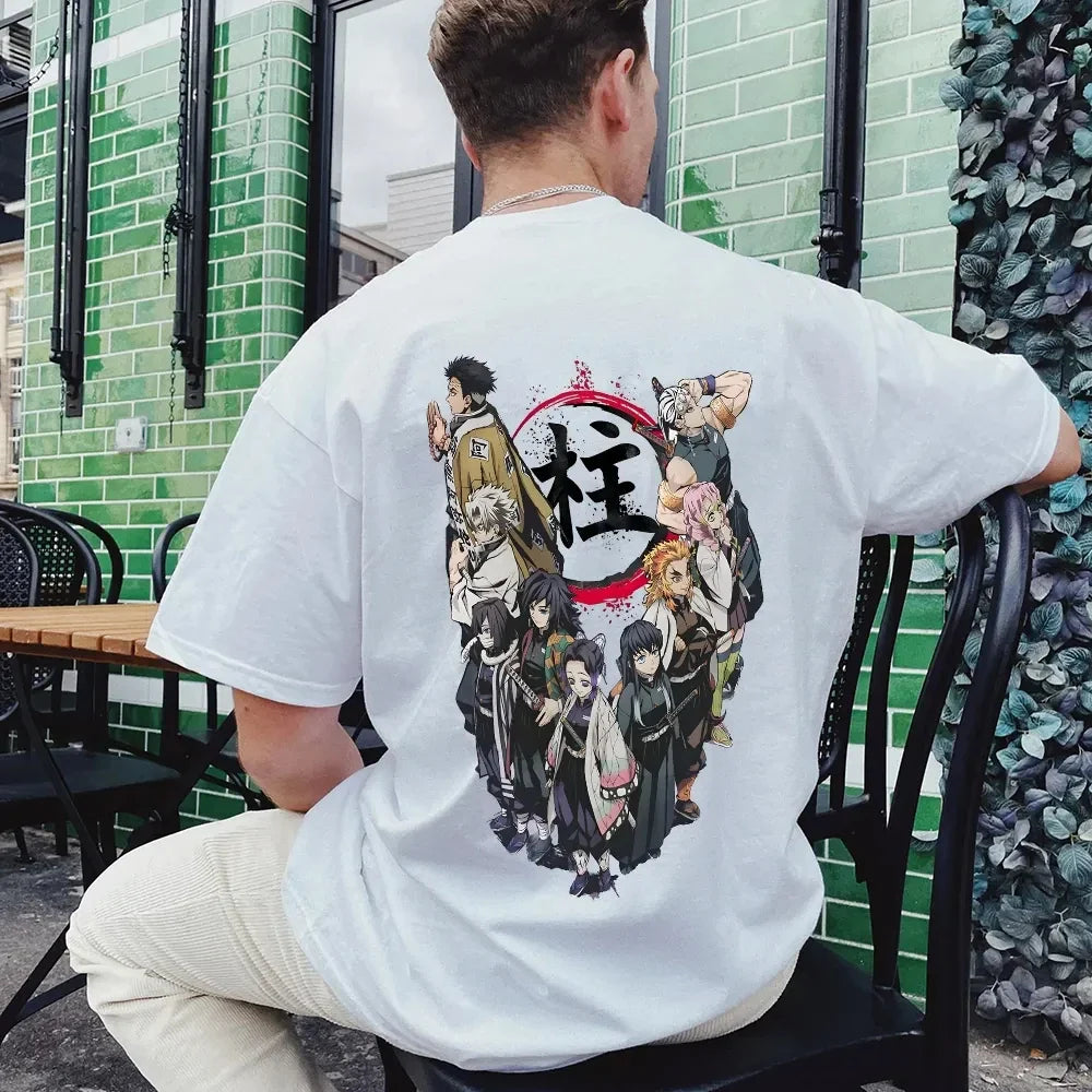 Demon Slayer T-Shirt – Official Bandai Short-Sleeve Unisex Anime Casual Top | Animeplaza