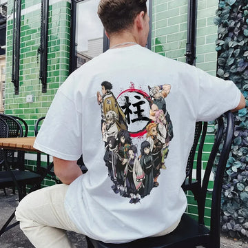 Demon Slayer T-Shirt – Official Bandai Short-Sleeve Unisex Anime Casual Top | Animeplaza