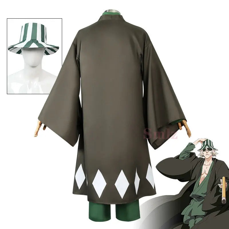Kisuke Urahara Cosplay Costume | Bleach Anime Merchandise | Animeplaza