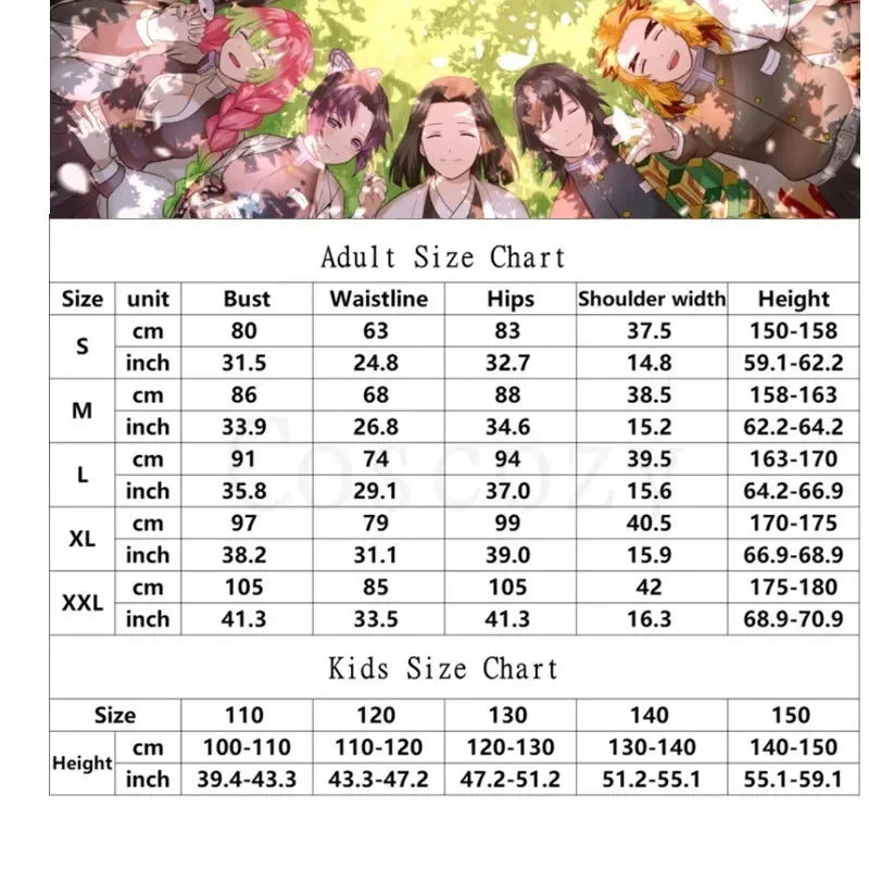 Kochou Shinobu Cosplay Costume – Demon Slayer Outfit | Animeplaza