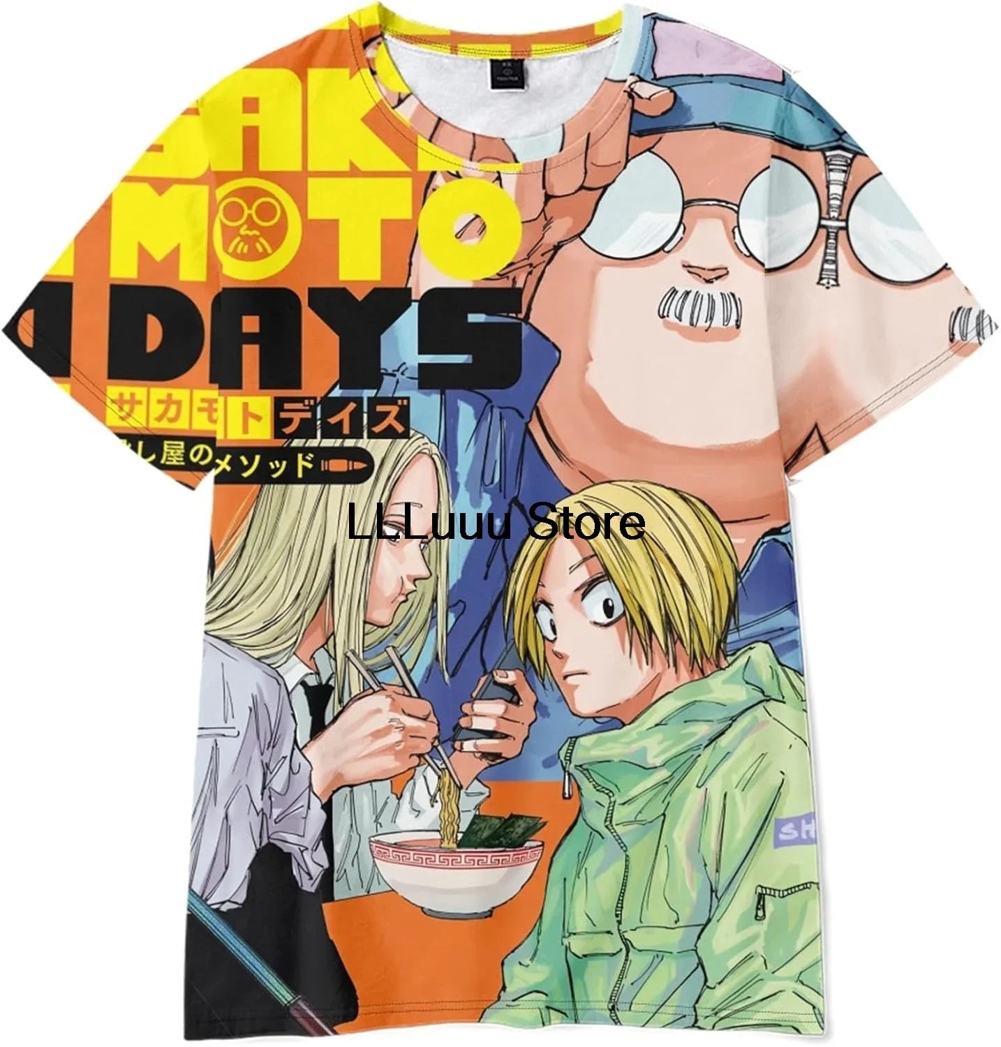 Taro Sakamoto Short Sleeve T-Shirt | Sakamoto Days Merchandise | Animeplaza