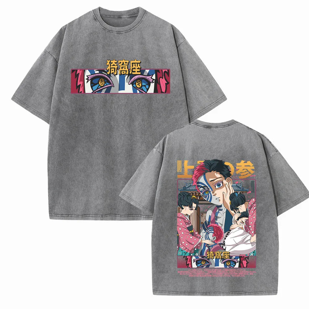 Demon Slayer Akaza And Koyuki T-Shirt | Anime Merchandise l Animeplaza