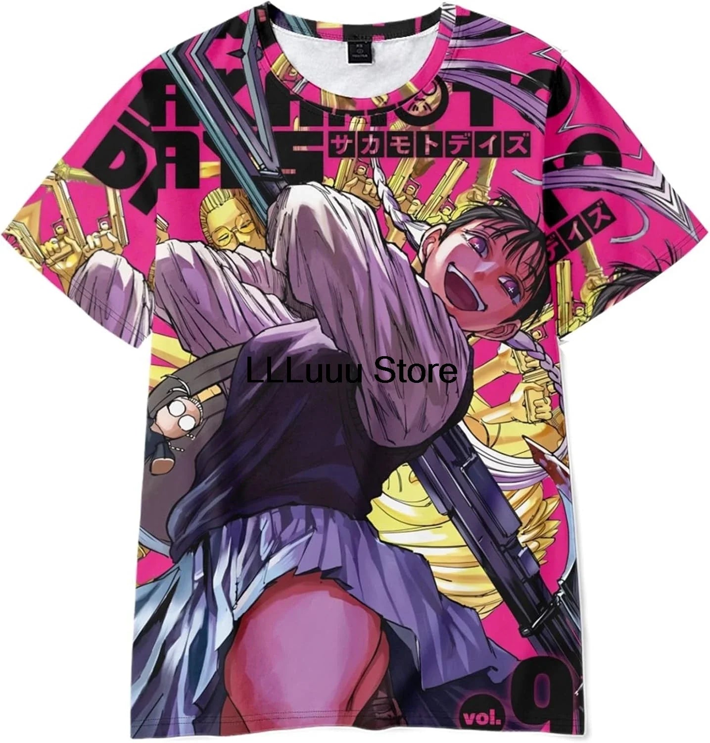 Taro Sakamoto Short Sleeve T-Shirt | Sakamoto Days Merchandise | Animeplaza