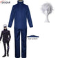 Blue Gojo Satoru Cosplay Costume with Eye Patch | Jujutsu Kaisen Anime | Animeplaza