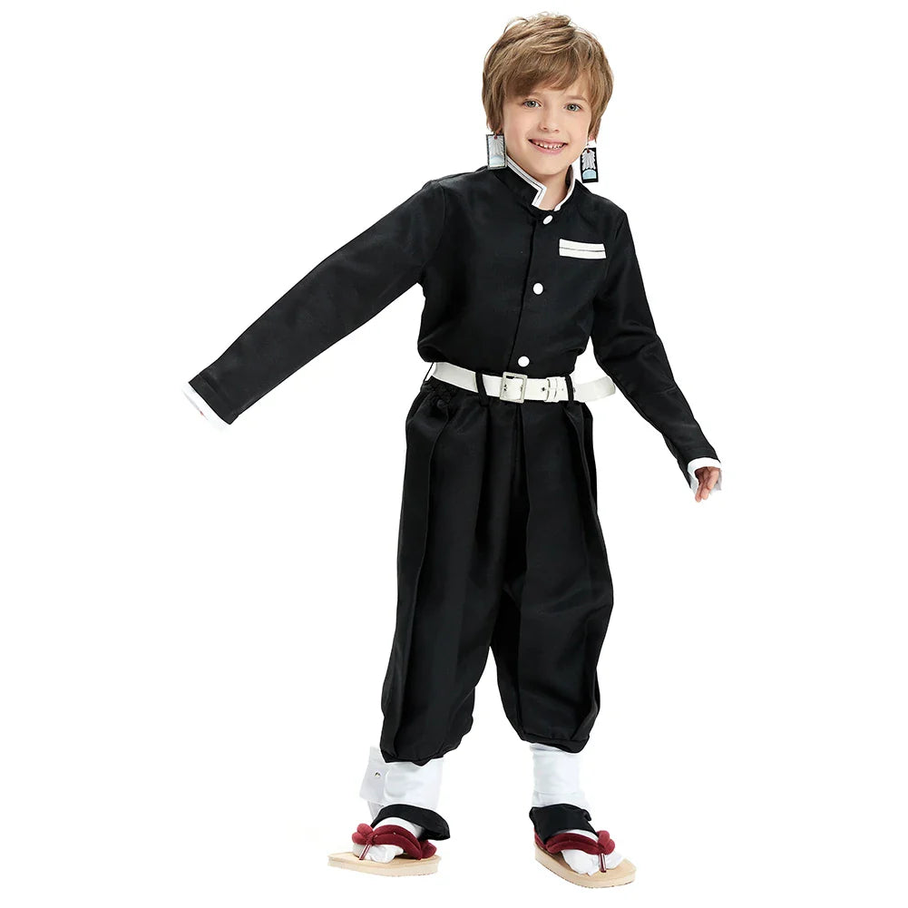 Kamado Tanjiro Cosplay Costume – Demon Slayer Anime Cosplay | Animeplaza
