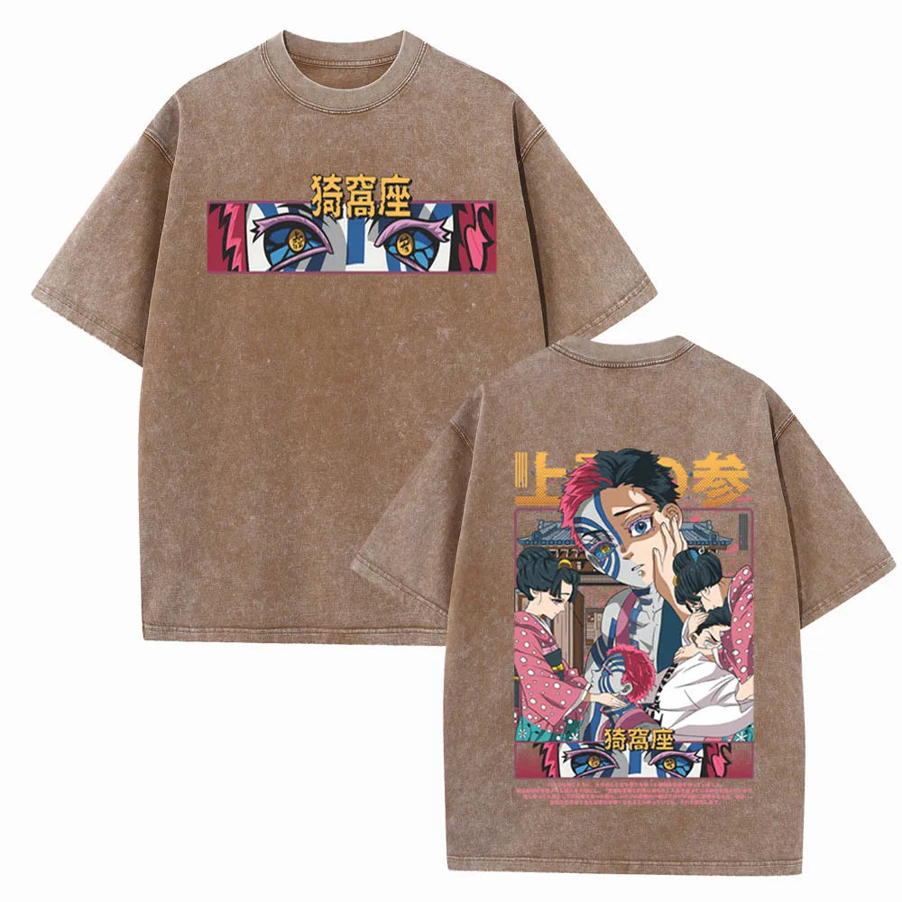 Demon Slayer Akaza And Koyuki T-Shirt | Anime Merchandise l Animeplaza