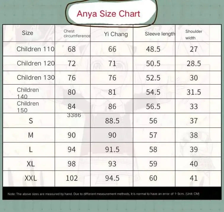 Anya Forger 3-Piece Cosplay Set | SPY X FAMILY Anime | Animeplaza