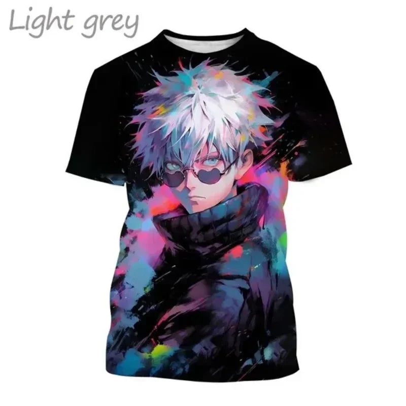 Gojo Satoru, Itadori Yuji & Sukuna 3D Print T-Shirt – Jujutsu Kaisen Anime Streetwear | Animeplaza