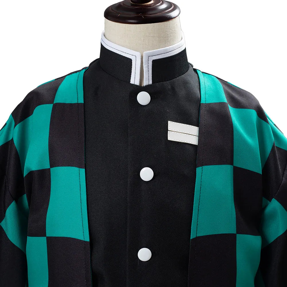 Kamado Tanjiro Cosplay Costume – Demon Slayer Anime Cosplay | Animeplaza