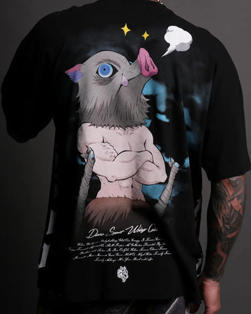 Demon Slayer Inosuke T-Shirt | Anime Merchandise l Animeplaza