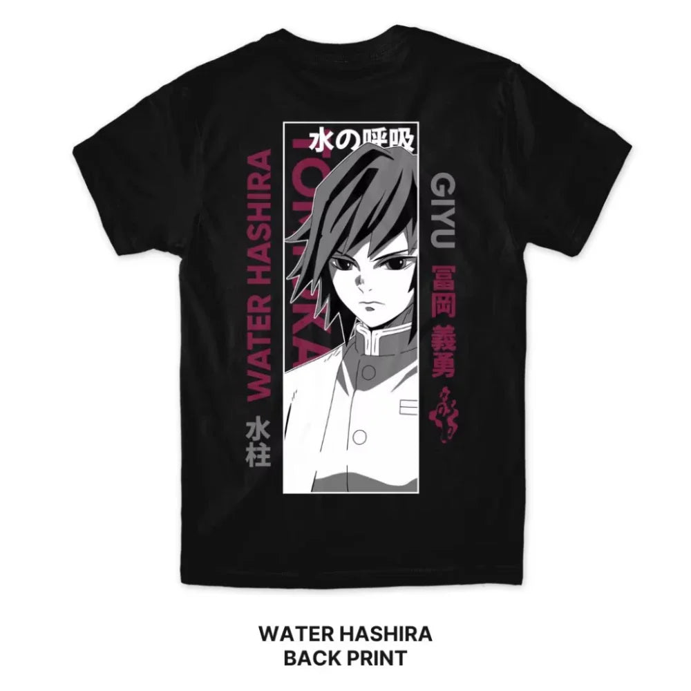 Demon Slayer Hashiras T-Shirt – Anime Graphic Tee for Men, Women & Kids