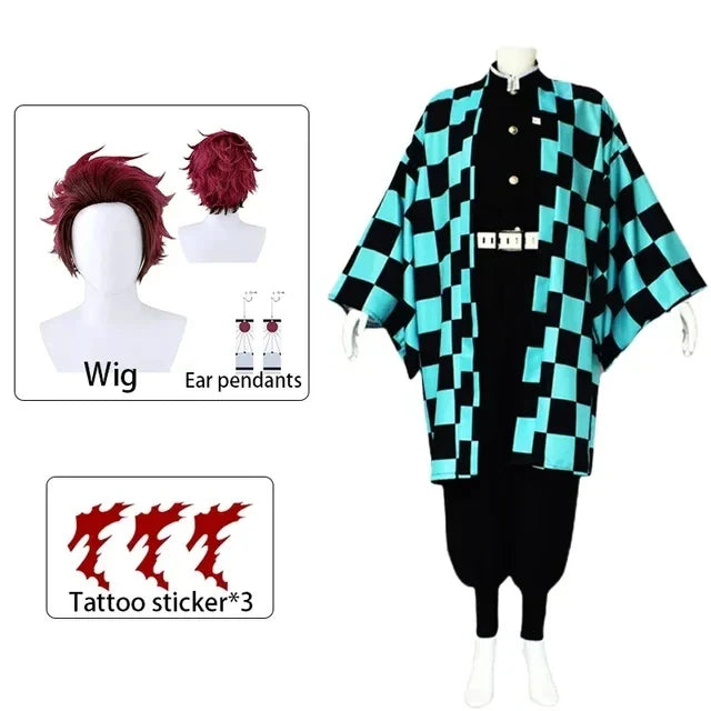 Tanjiro Cosplay Costume – Demon Slayer Kamado Tanjirou Outfit | Animeplaza