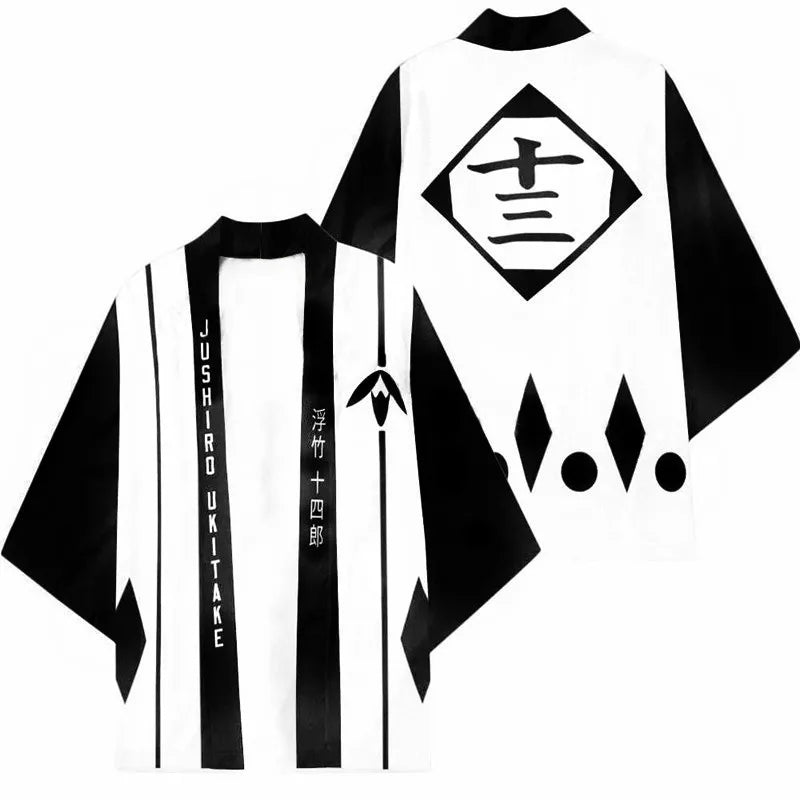 Bleach Harajuku Kimono Cloak | Unisex Anime Robe | Animeplaza
