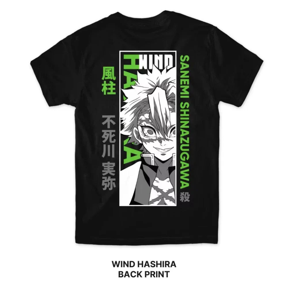 Demon Slayer Hashiras T-Shirt – Anime Graphic Tee for Men, Women & Kids