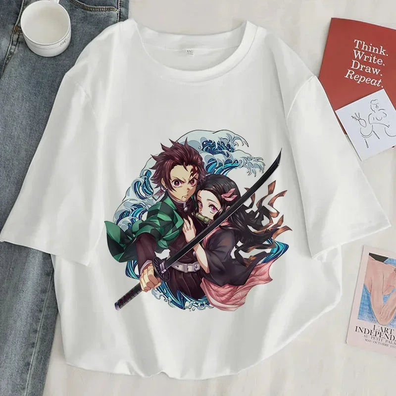 Demon Slayer Printed T-Shirt For Women | Anime Merchandise l Animeplaza