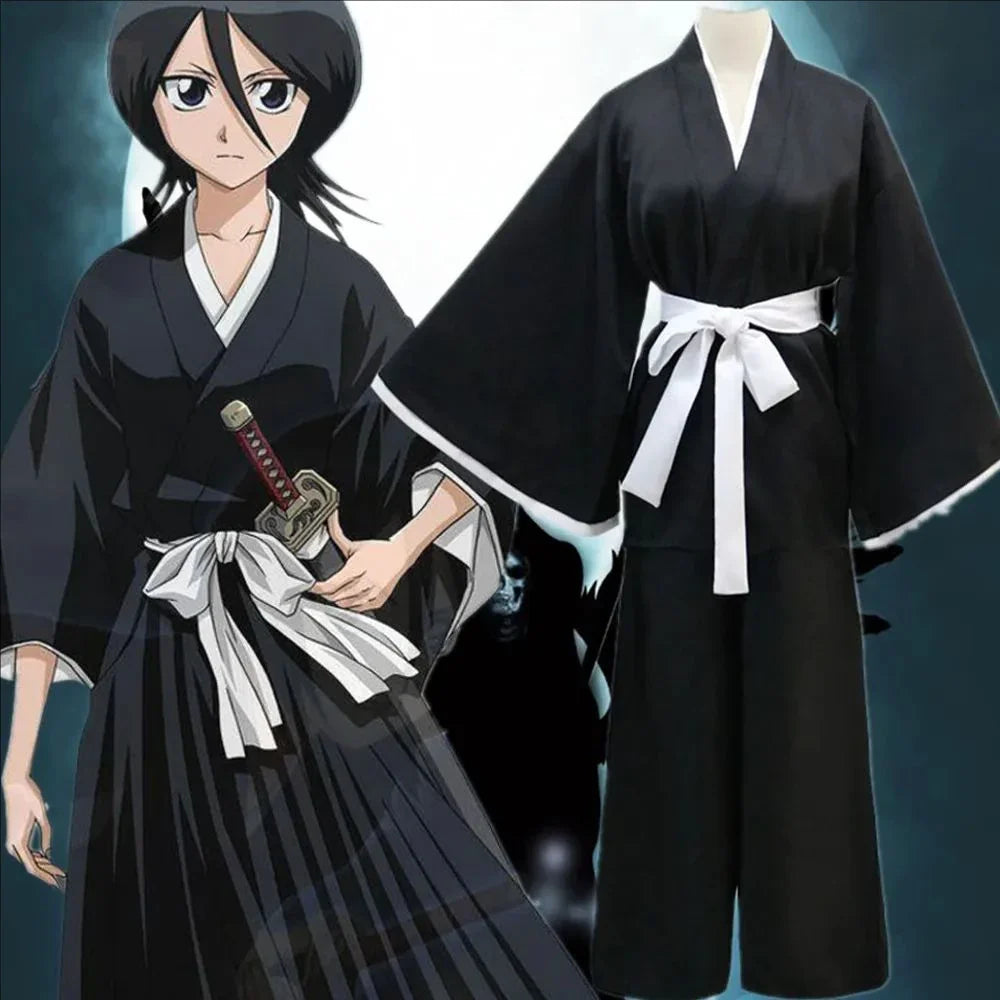 Kuchiki Rukia Cosplay Costume | Bleach Anime Merchandise| Animeplaza